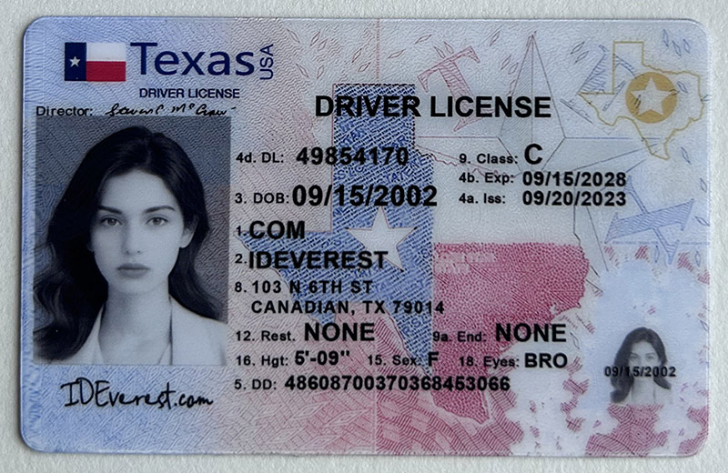 texas id holograms