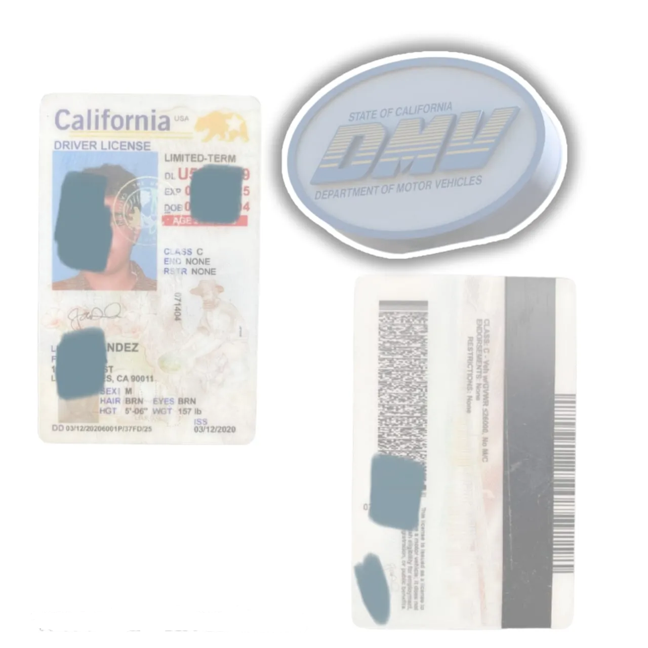 fake california driver license